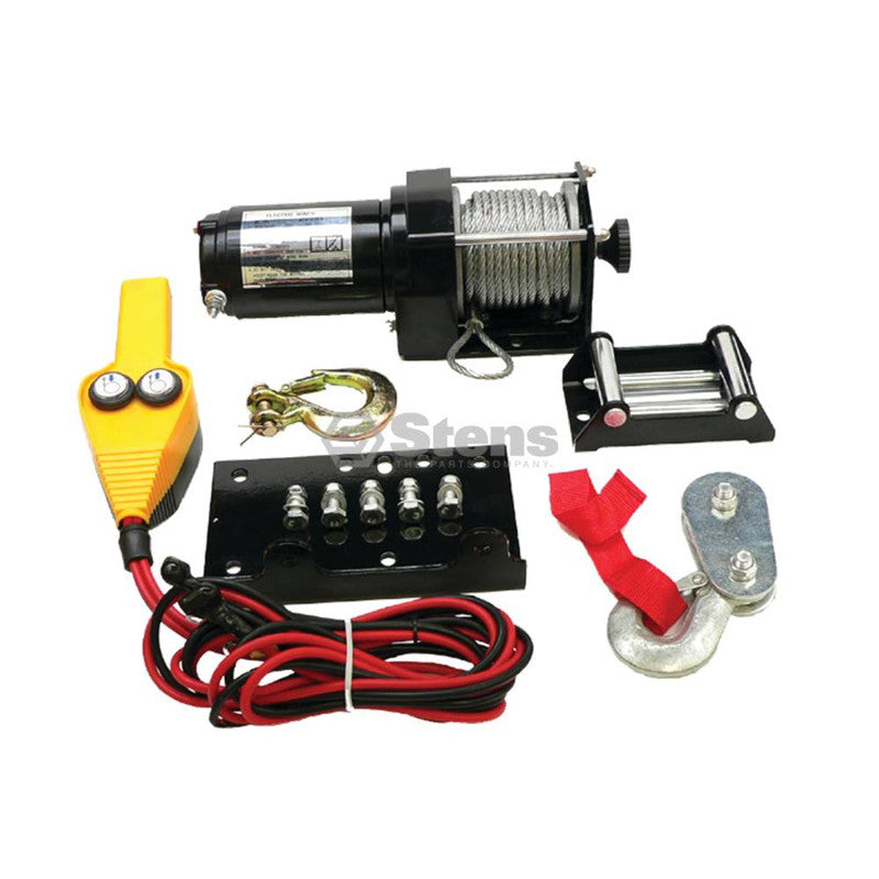 Stens 3013-0008 Atlantic Quality Parts Winch Set 3000 lbs. For 12 volt systems