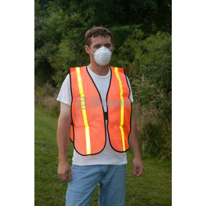 Stens 751-757 Safety Vest  Mesh material keeps air circulating