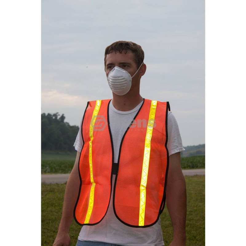 Stens 751-757 Safety Vest  Mesh material keeps air circulating