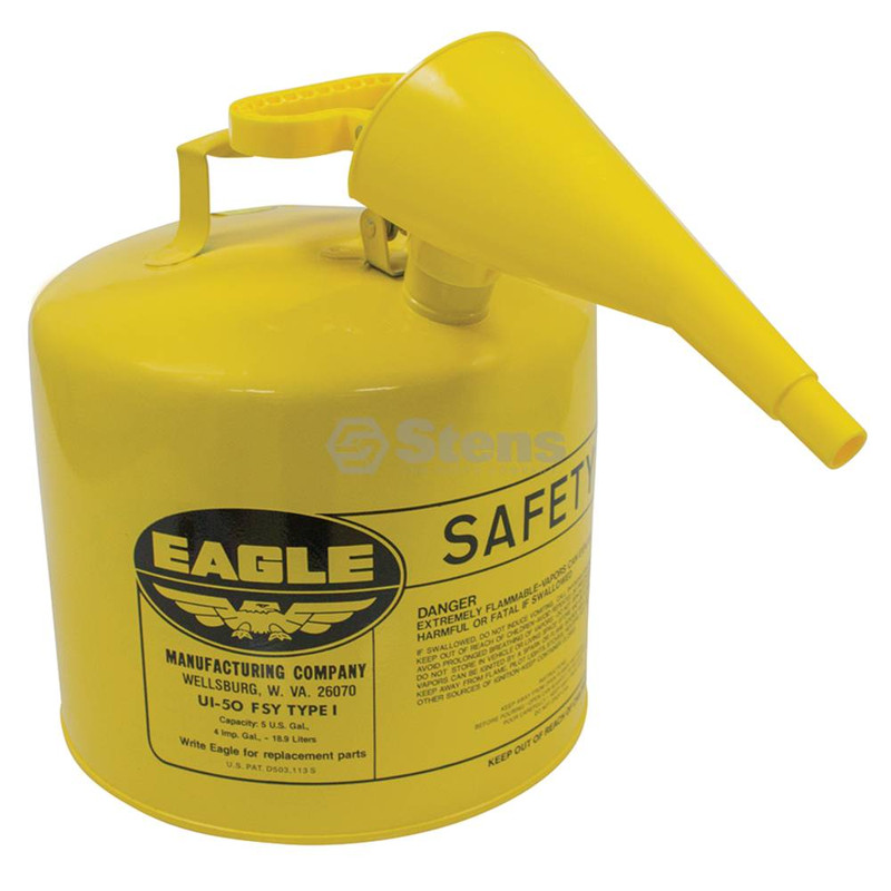 Stens 765-200 Eagle Metal Safety Diesel Can Eagle 5 Gallon With Funnel