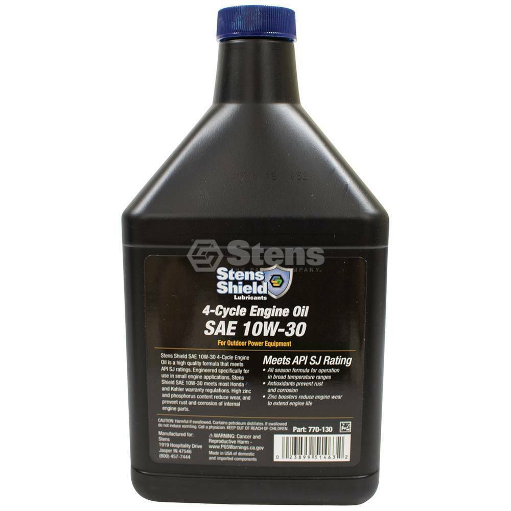 12 PK Stens 770-130 Shield 4-Cycle Engine Oil SAE 10W-30 770-132 770-133