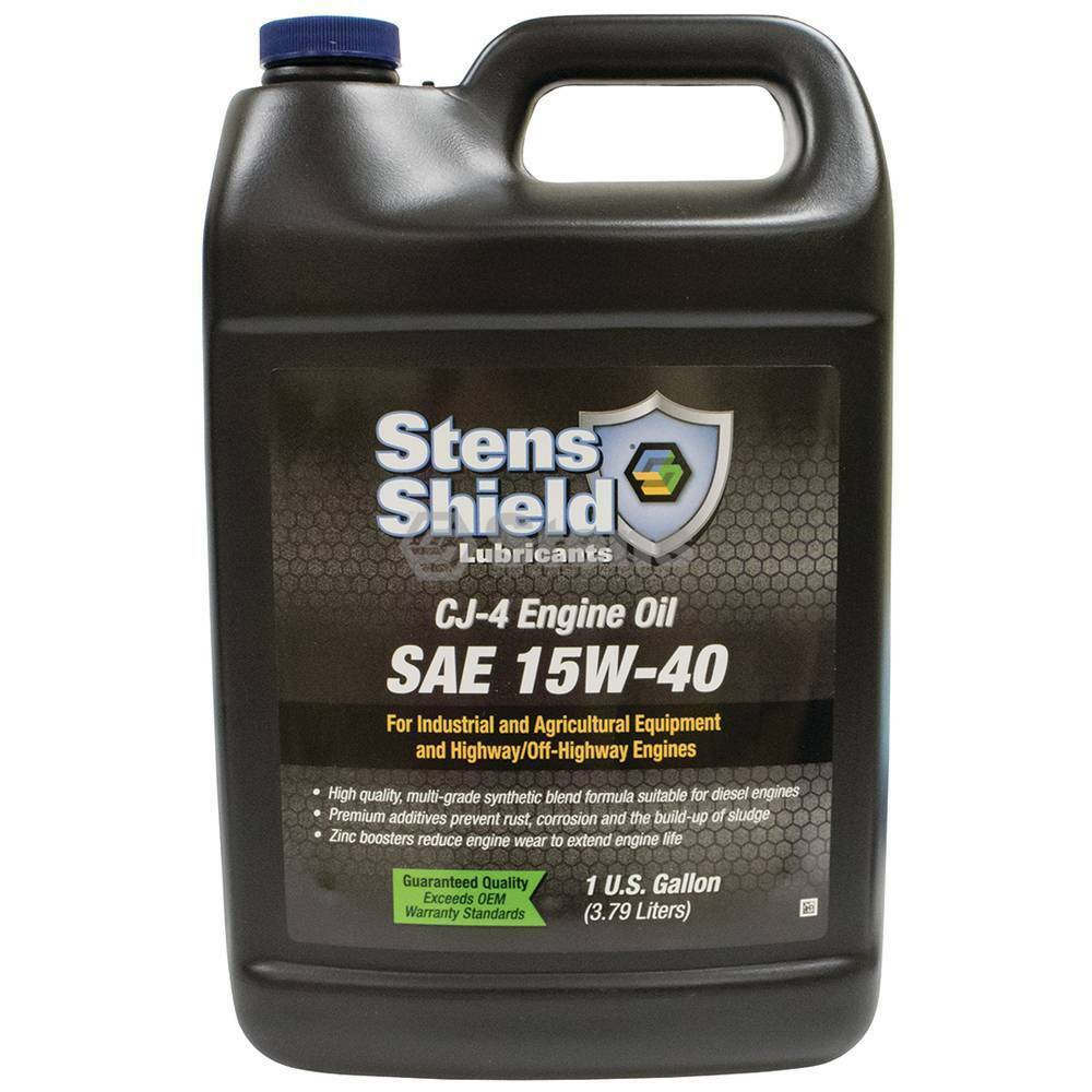 4 Pack of Stens 770-722 Shield CJ-4 Engine Oil 770-724 SAE 15W-40