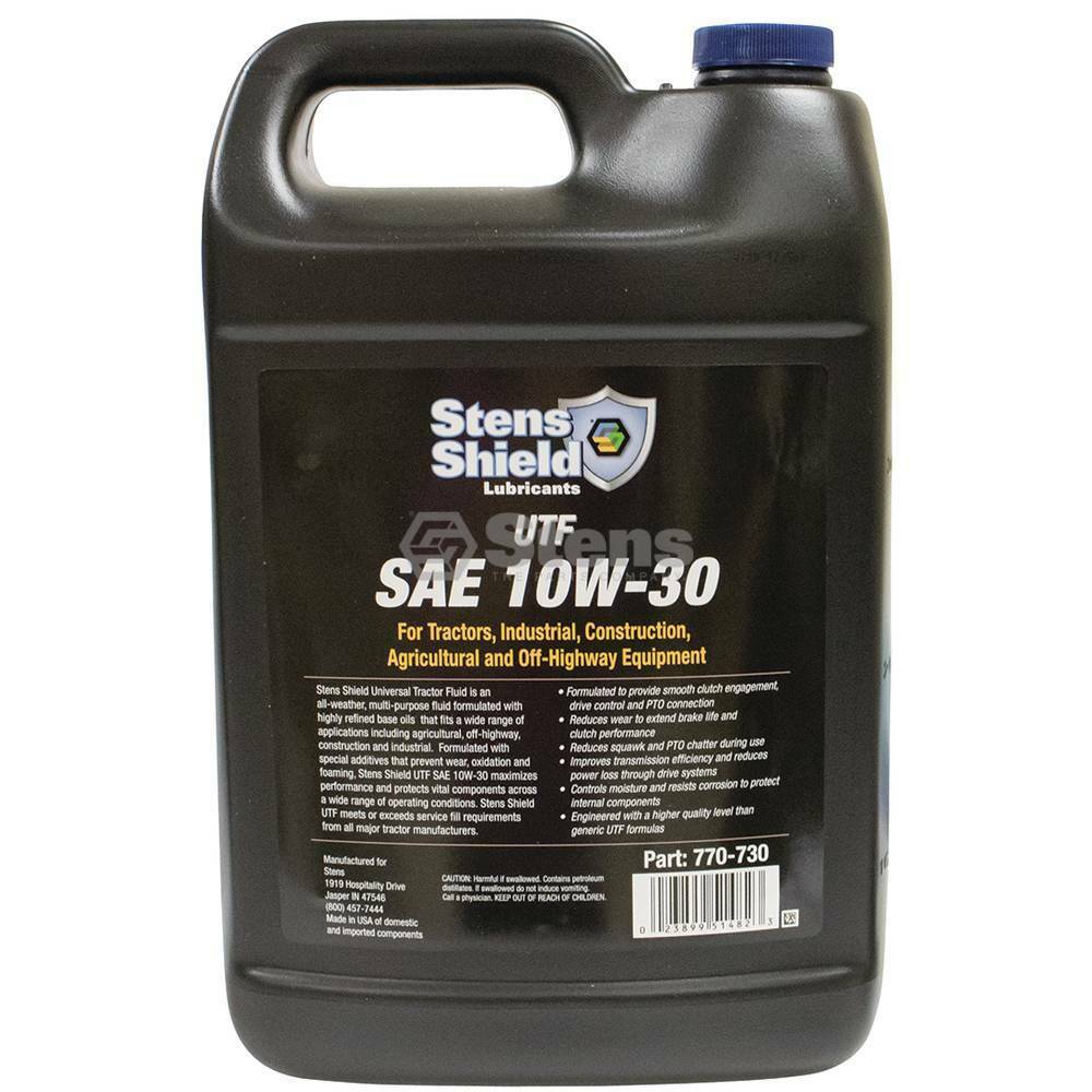 1 Pack of Stens 770-730 Shield Universal Tractor Fluid SAE 10W-30