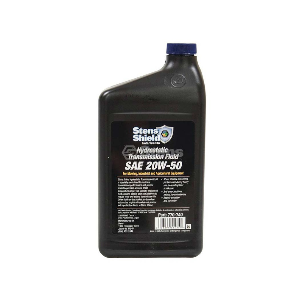 12PK Stens 770-740 Shield Hydrostatic Transmission Fluid SAE 20W-50 770-656