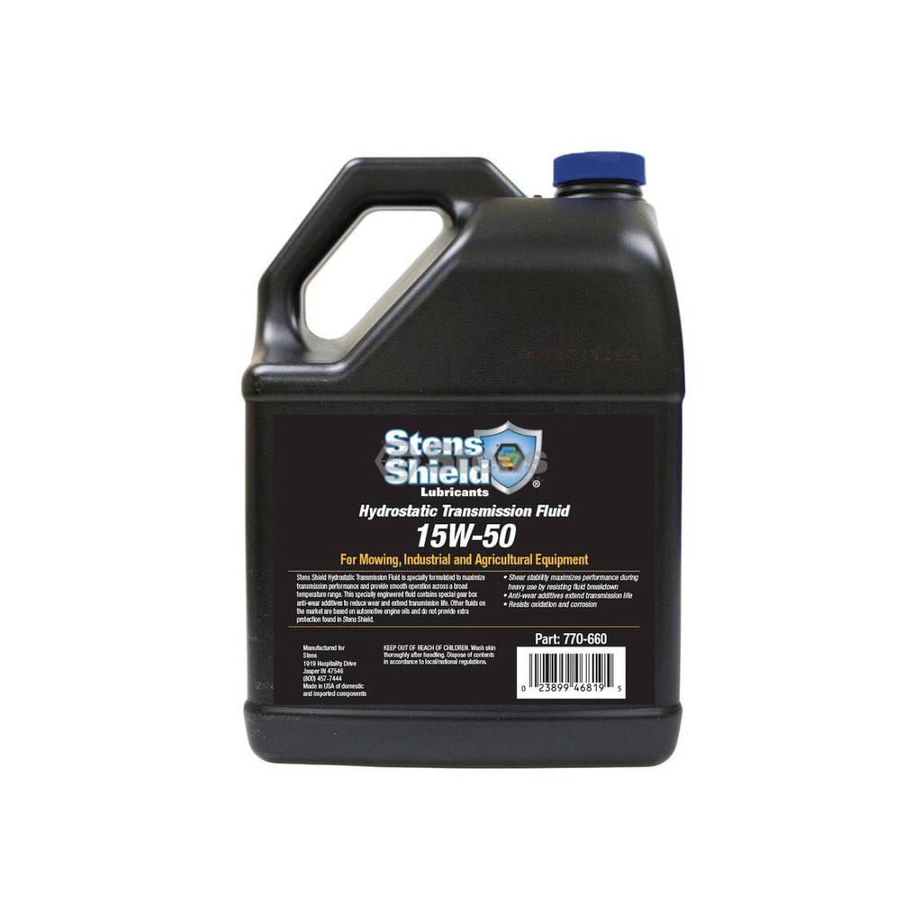 4 PK Stens 770-660 Shield Hydrostatic Transmission Fluid 15W-50