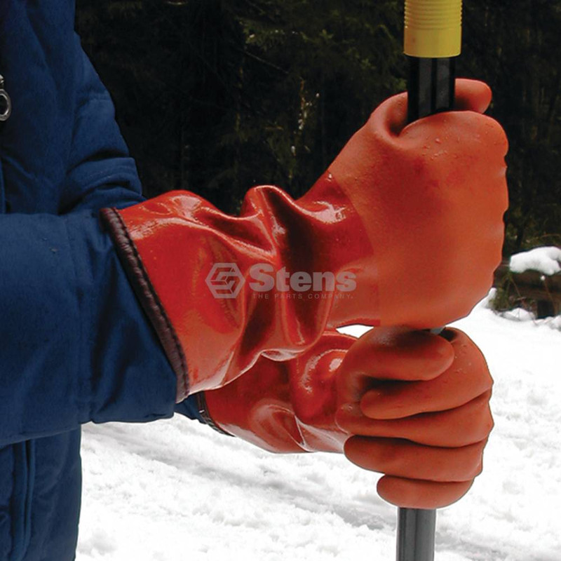 Stens 751-228 Atlas Glove PVC coated &amp; fleece-lined Large Delivers warmth