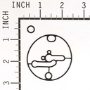 Stens 485-914 Float Bowl Gasket Fits Briggs &amp; Stratton 698781 20H132 20H136