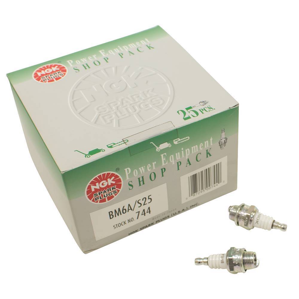 25 PK Stens 130-978 NGK Spark Plug Shop Pack NGK 744 BM6A S25