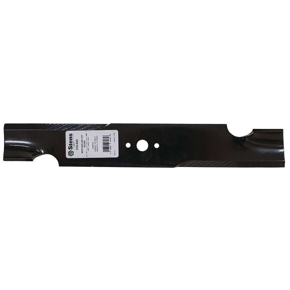 Stens 310-045 Lawnmower Notched Air-Lift Blade Husqvarna 539100340 Kees 483046