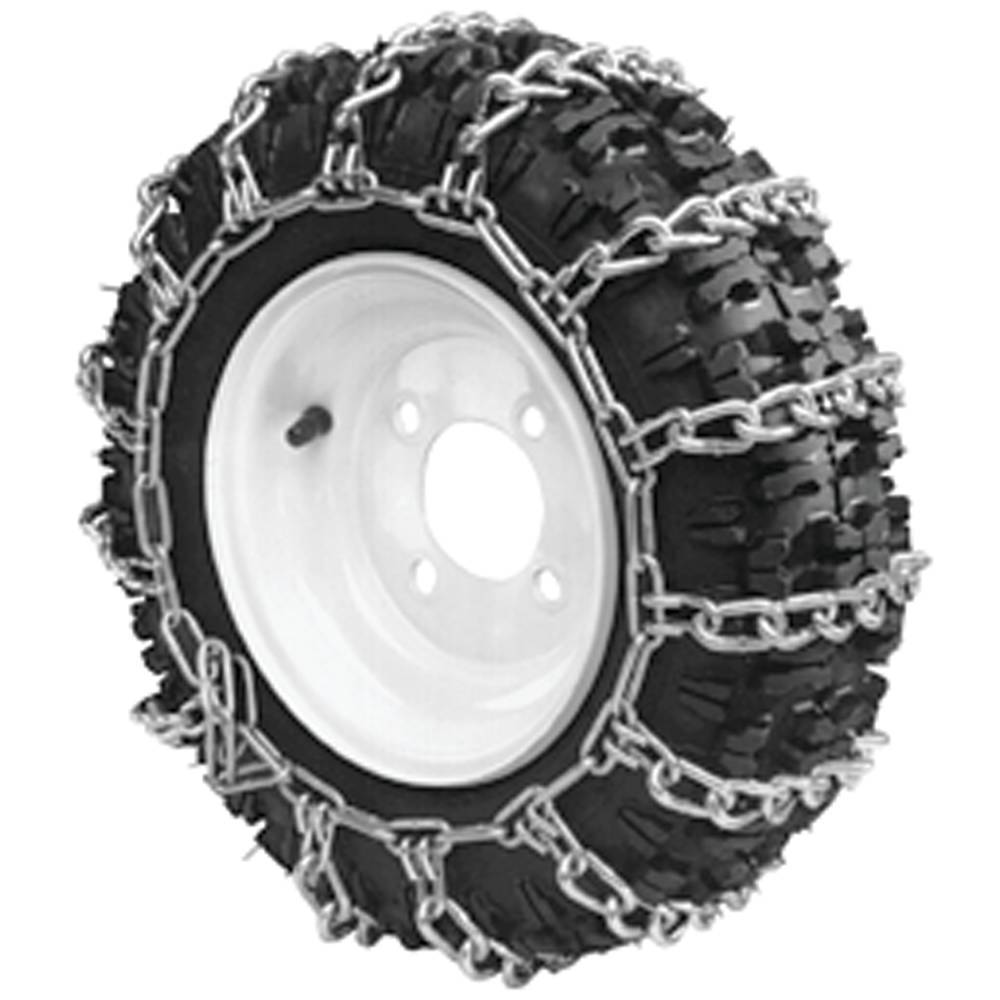 Stens 180-428 2 Link Tire Chain 4x4.80-8 Deep Lug Tread 4/0 cross chains