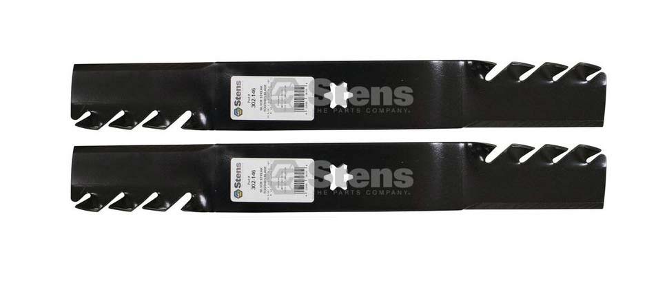 2 Pack of Stens 302-146 Silver Streak Toothed Blade MTD 742-0610 742-0610A