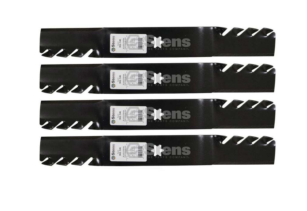 4 Pack of Stens 302-146 Silver Streak Toothed Blade MTD 742-0610 742-0610A