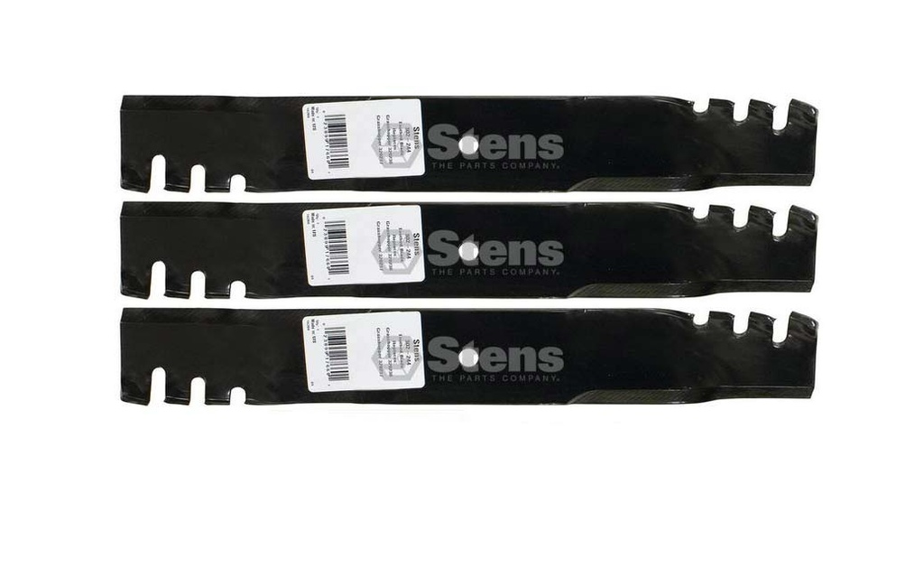 3 Pack of Stens 302-244 Silver Streak Toothed Blade Grasshopper 320236 320237