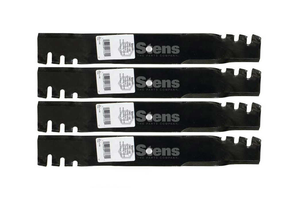 4 Pack of Stens 302-244 Silver Streak Toothed Blade Grasshopper 320236 320237