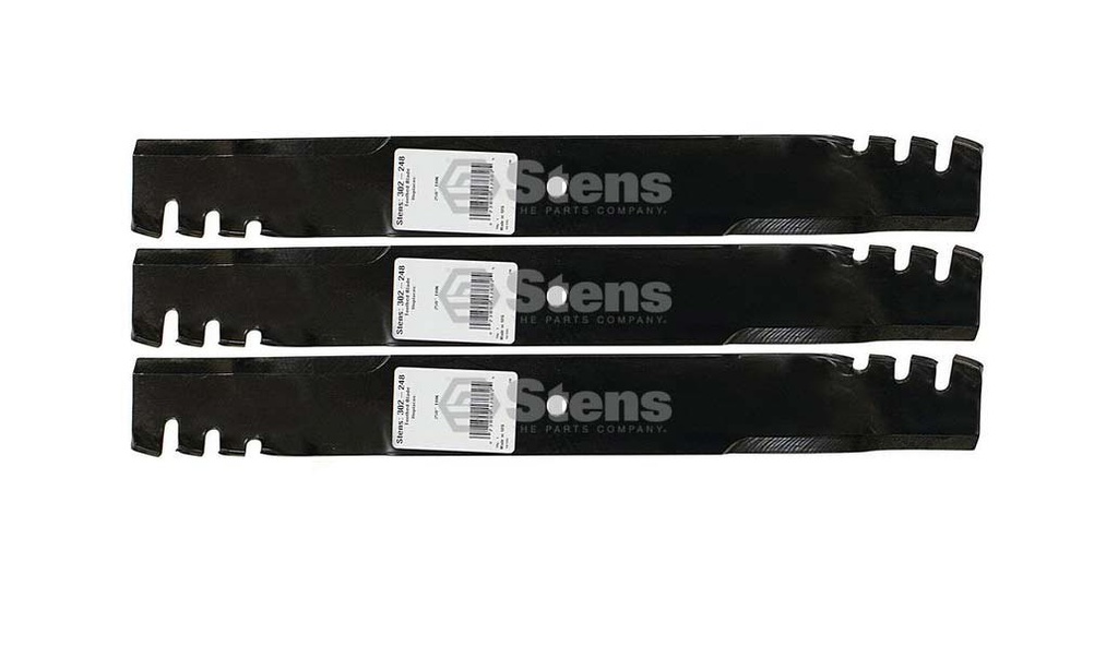 3 Pack of Stens 302-248 Silver Streak Toothed Blade Grasshopper 320237