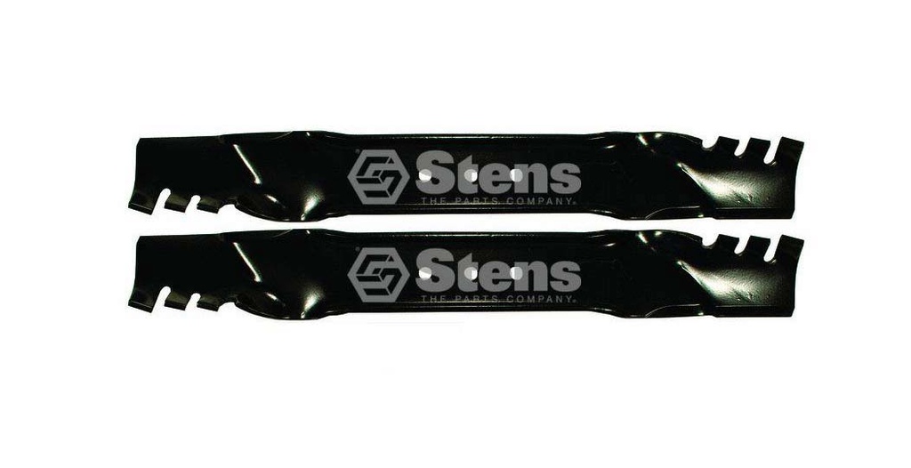2 Pack of Stens 302-268 Mower Silver Streak Toothed Blade Snapper 1-7002