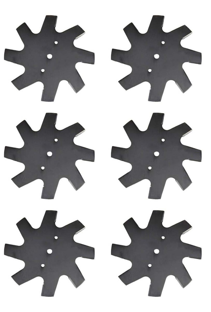 6 Pack of Stens 375-048 Star Edger Blade Jacobsen 309444 OEM Replacement