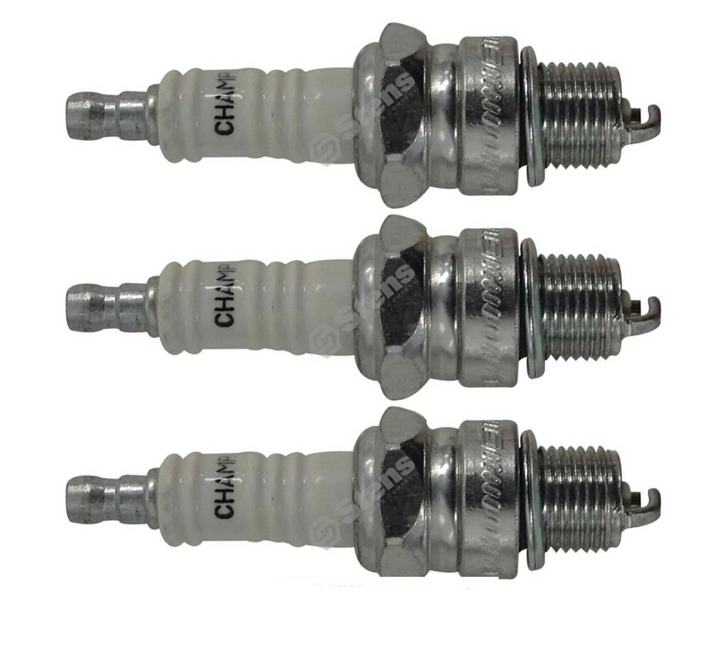 3 Pack of Stens L82YC Atlantic Quality Parts Spark Plug Champion 328 L82YC