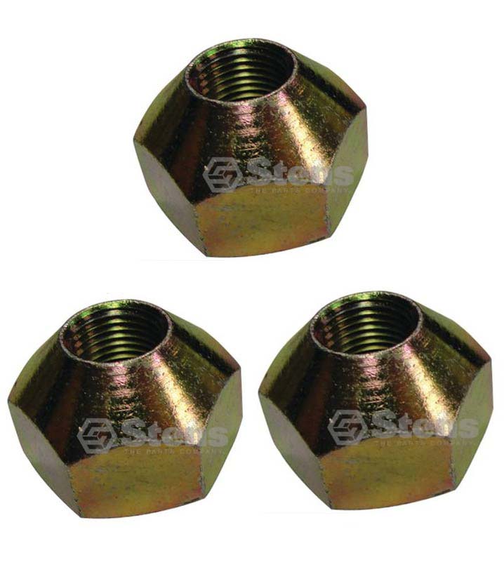 3 Pack of Stens 1908-0001 Atlantic Quality Parts Wheel Nut 35707-49170