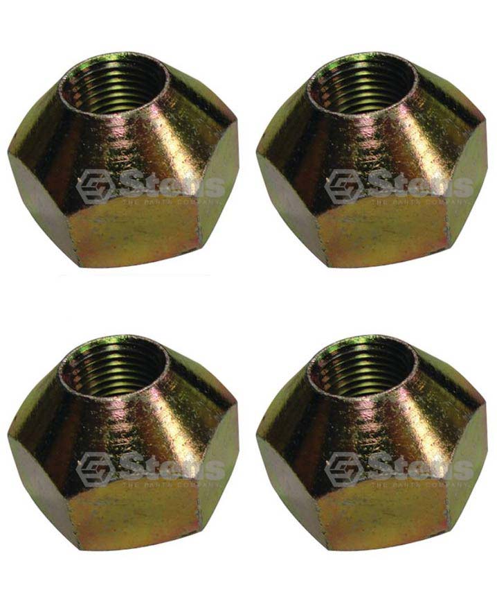 4 Pack of Stens 1908-0001 Atlantic Quality Parts Wheel Nut Kubota 35707-49170