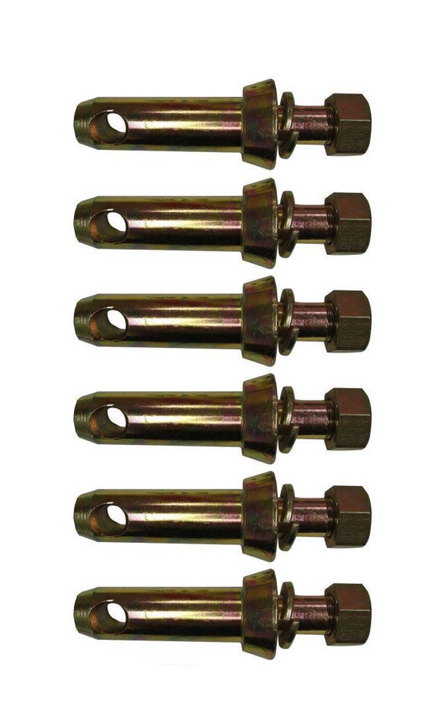 6 Pack of Stens 3013-1302 Atlantic Quality Parts Lower Link Pin Massey Ferguson