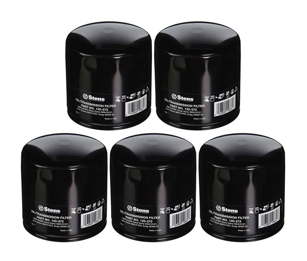 5 Pack of Stens 120-372 Transmission Filter Toro 67-8110 Ariens 00669300 M131053
