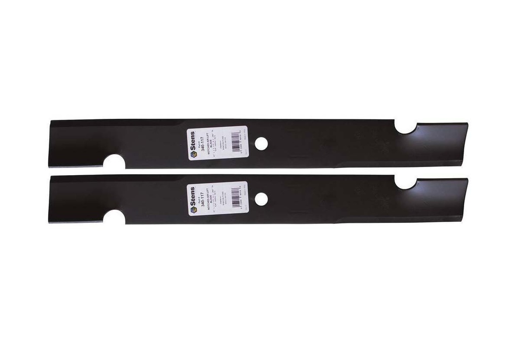 2 Pack of Stens 340-117 Notched Air-Lift Blade Husqvarna 539101733  101733