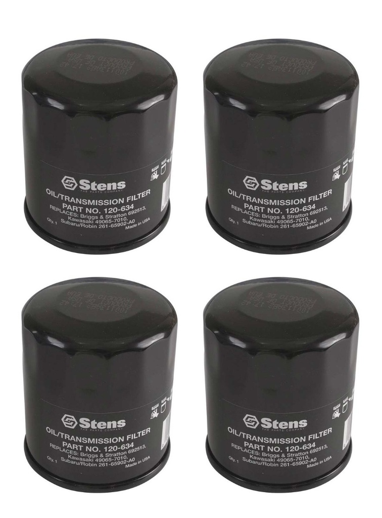 4 Pk of Stens 120-634 Oil Filter 531307388 2701908 607454 054-067 058-025 36262