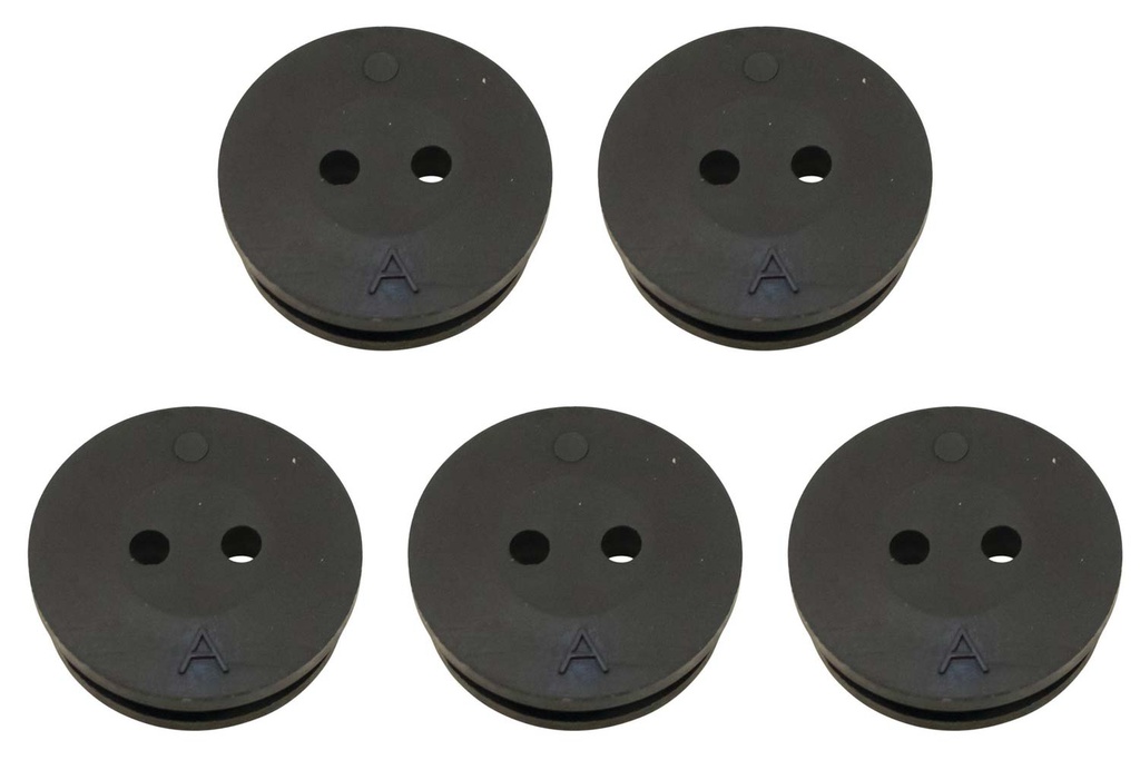 5 Pack of Stens 610-411 Fuel Grommet Red Max T155185300 OEM Replacement