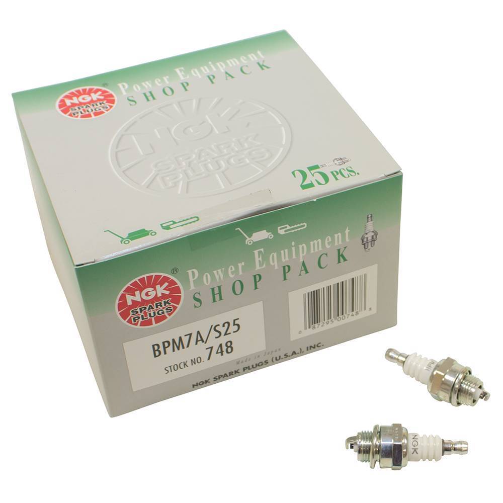 Stens 130-169 NGK Spark Plug Shop Pack Husqvarna 503235011 NGK 748 BPM7A S25