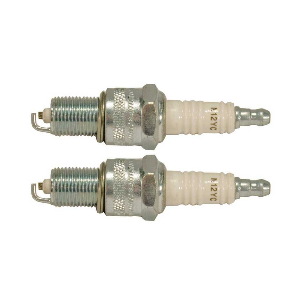 2 PK Stens 130-591 Champion Spark Plug 38 N12YC M29835 PP212 AE29626 AM36791