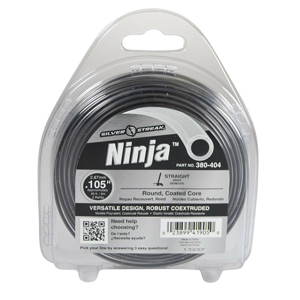 Stens 380-404 Silver Streak Ninja Trimmer Line Diameter 0.105