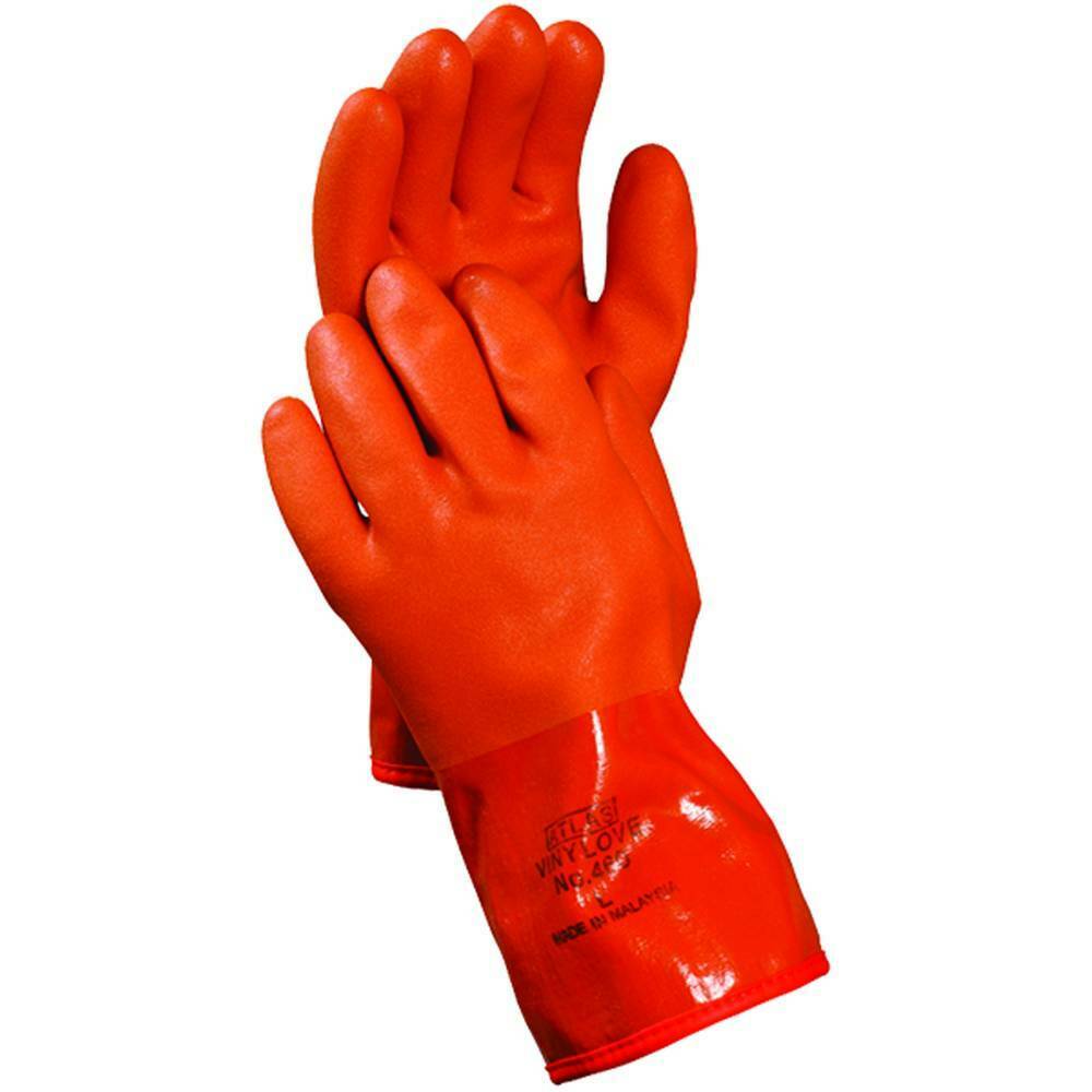Stens 751-227 Atlas Snow Blower Gloves PVC Coated &amp; Fleece-Lined Medium