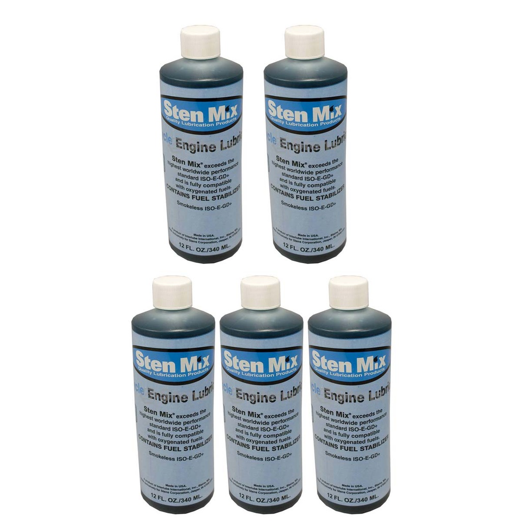 5 Pack of Stens 770-065 Sten Mix 2-Cycle Oil 770-073 770-25 770-263 770-267