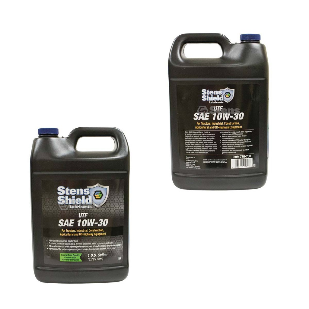 2 Pack of Stens 770-730 Shield Universal Tractor Fluid SAE 10W-30