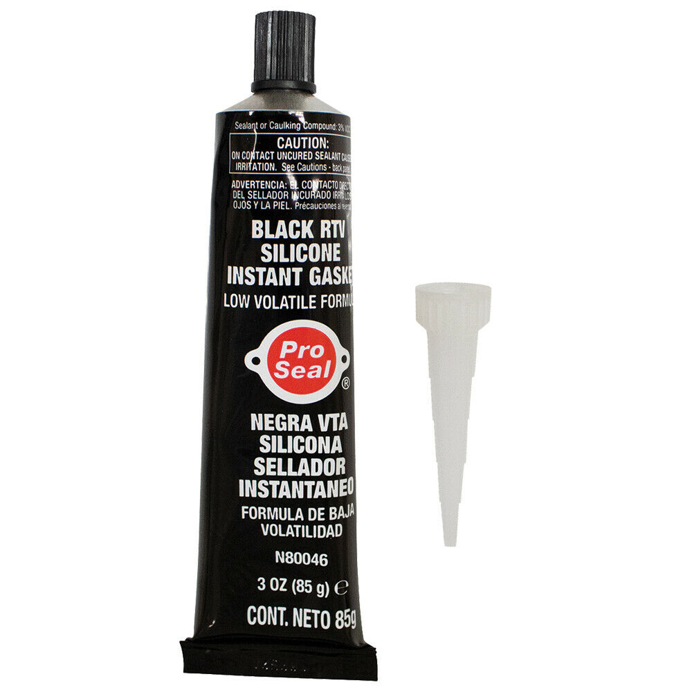 Stens 751-414 Black Silicone RTV Instant Gasket 3 oz. tube Black Color