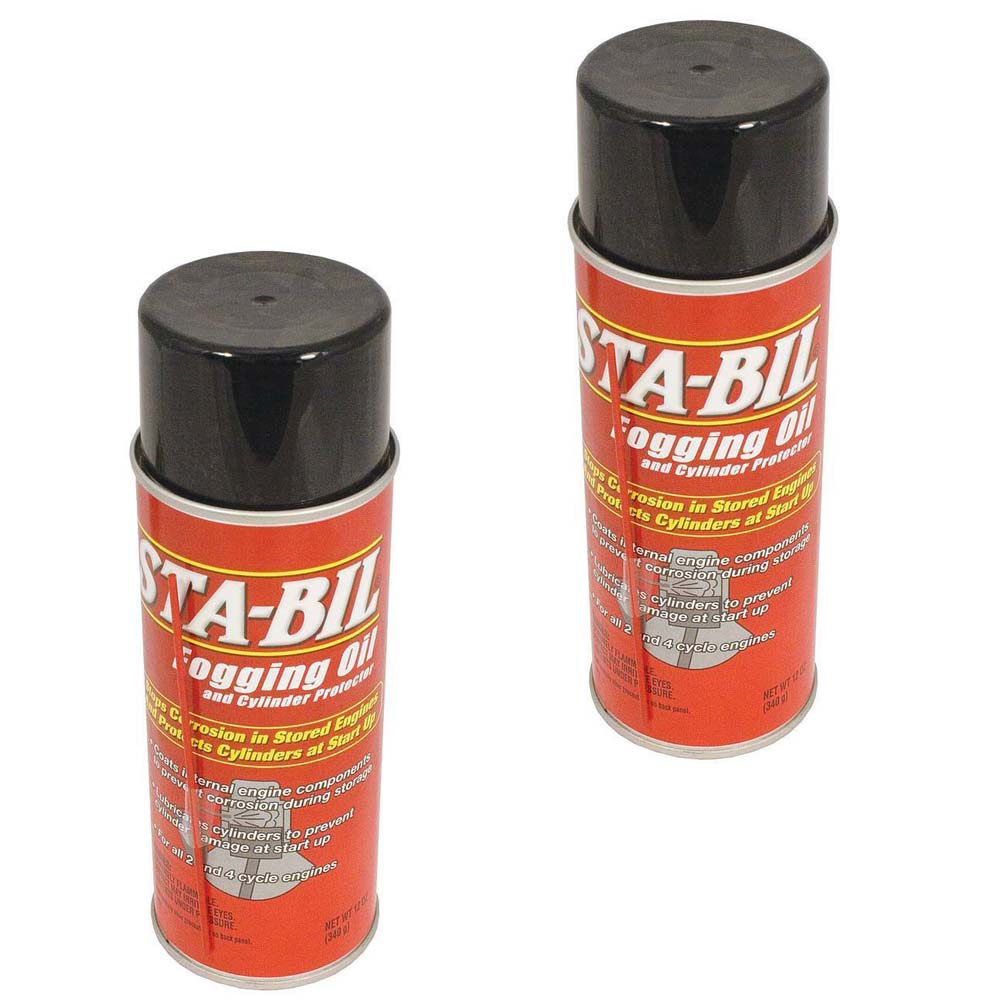 2 Pack of Stens 770-192 Gold Eagle Sta-Bil Fogging Oil 12 oz. can 2&amp;4-cycle