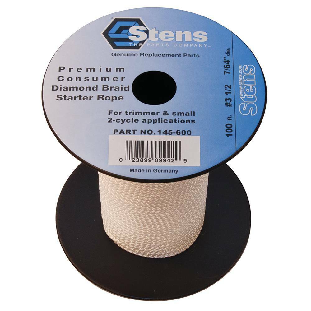 Stens 145-600 Diamond Braid Starter Rope 100 Heavy-duty rope