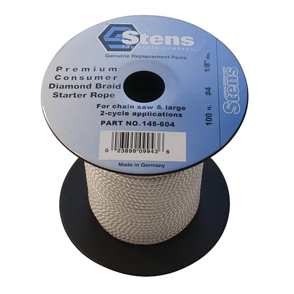 Stens 145-604 Diamond Braid Starter Rope 100 Heavy-duty rope