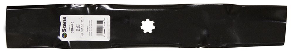 Stens 330-445 Hi-Lift Blade Fits John Deere AM137757  AM141035  GX21784