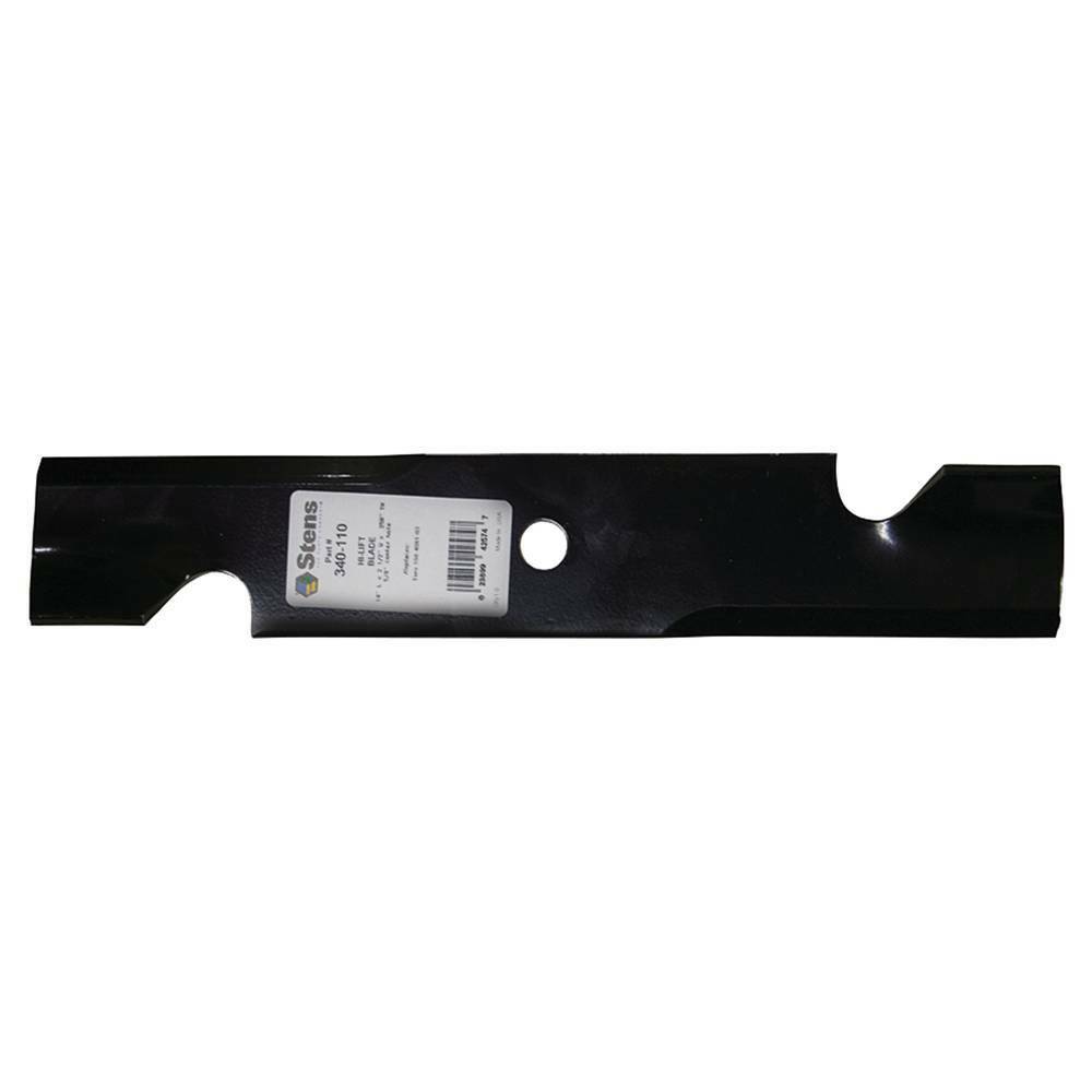Stens 340-110 Notched Hi-Lift Blade Aftermarket Part Fits Toro 108-4081-03