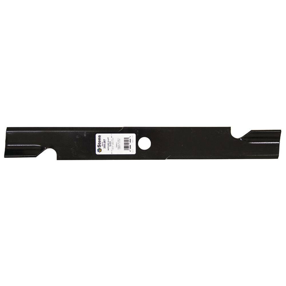 Stens 355-287 Notched Hi-Lift Blade Fits Exmark 103-6383  103-6383-S