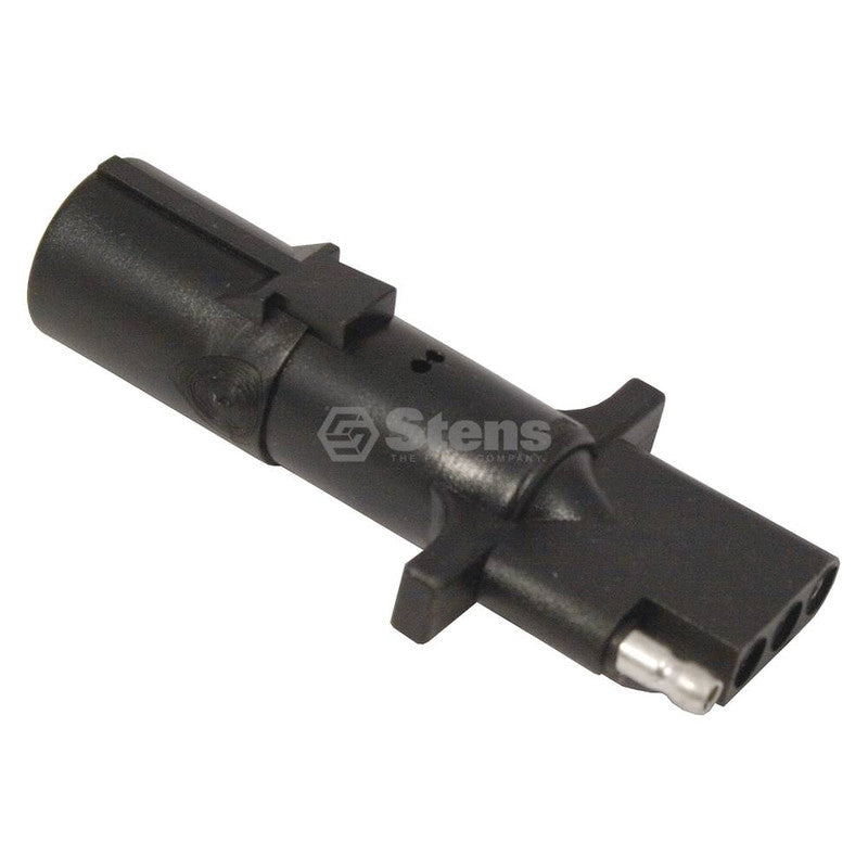 Stens 425-697 Electric Adapter  Adapts 4 way round to 4 way flat