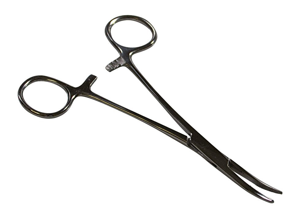 Stens 750-320 Curved Forceps 5 1/2 inch clamping hemostat Stainless Steel