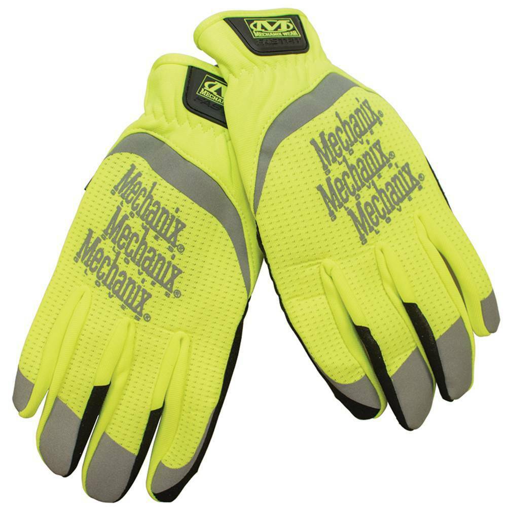 Stens 751-792 Mechanix Glove Mechanix FAST FIT Size Large  Color Yellow