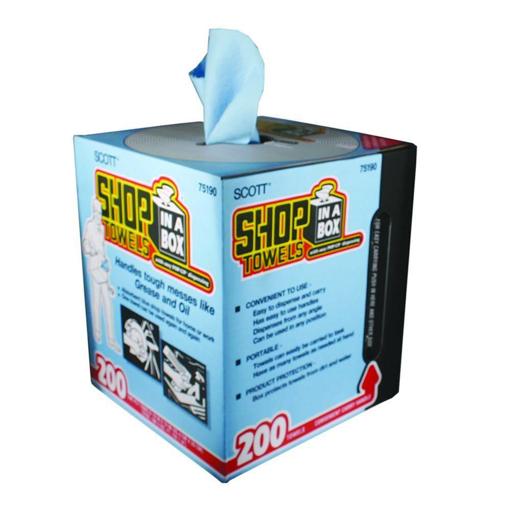 Stens 752-418 Shop Towels John Deere TY16353 200 count box  Carry handle