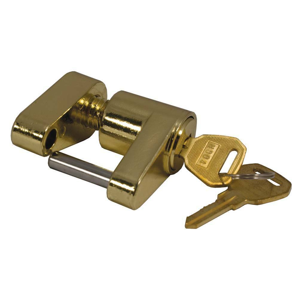 Stens 756-098 Coupler Lock  Yellow zinc plated  Includes 2 keys