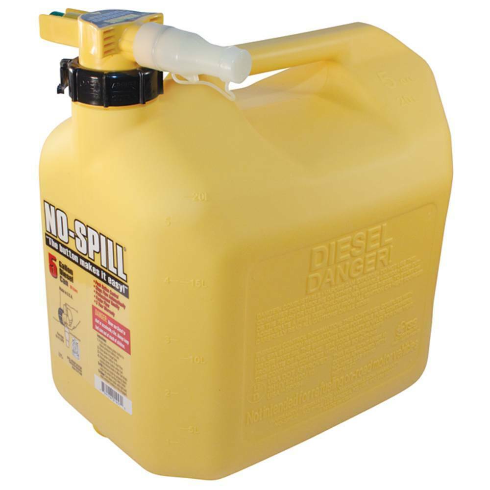 Stens 765-108 No-Spill 5 Gallon Diesel Can  No-Spill 1457  Toro 127-3204