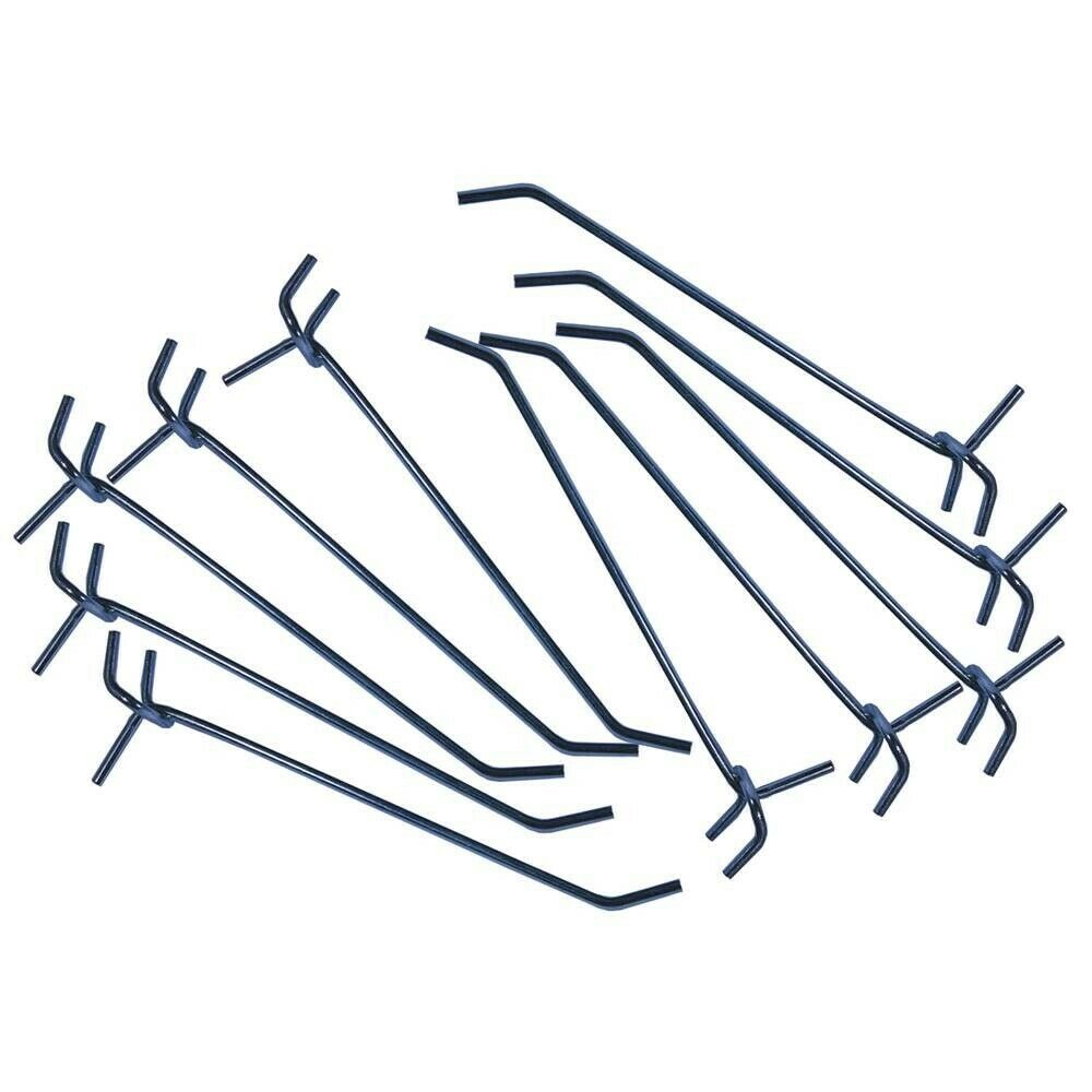 Stens 785-035  6 inch Pegboard Hook Package of 10  Fits 1/8 inch  larger