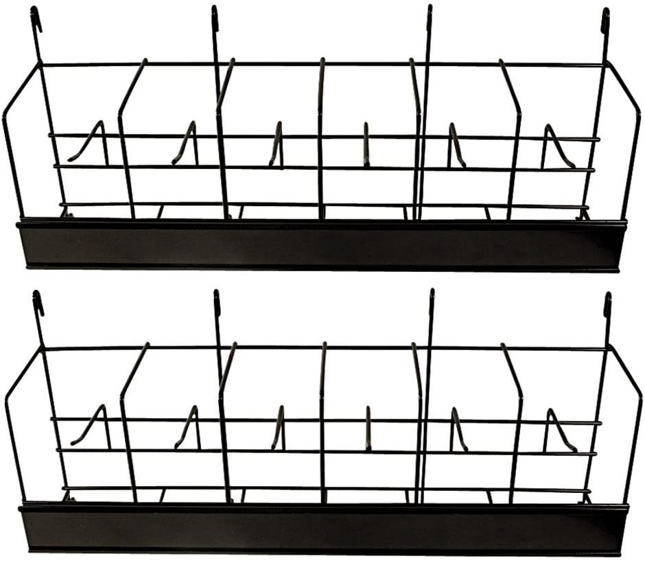 Stens 785-914 Blade Holder Display Rack 4 3/8 inch depth Black Package of 2